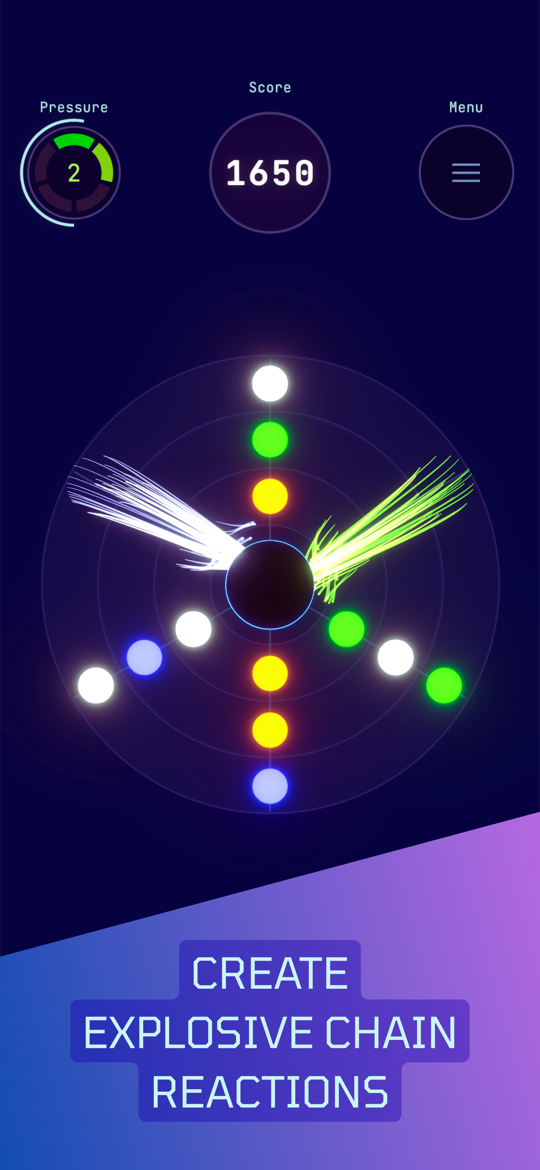 Convergence gameplay - Chain reactions